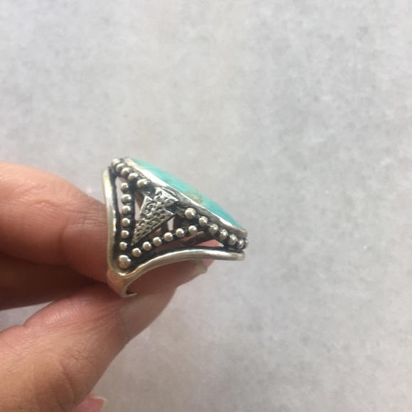 Sterling Silver Turquoise Ring - Picture 4 of 4